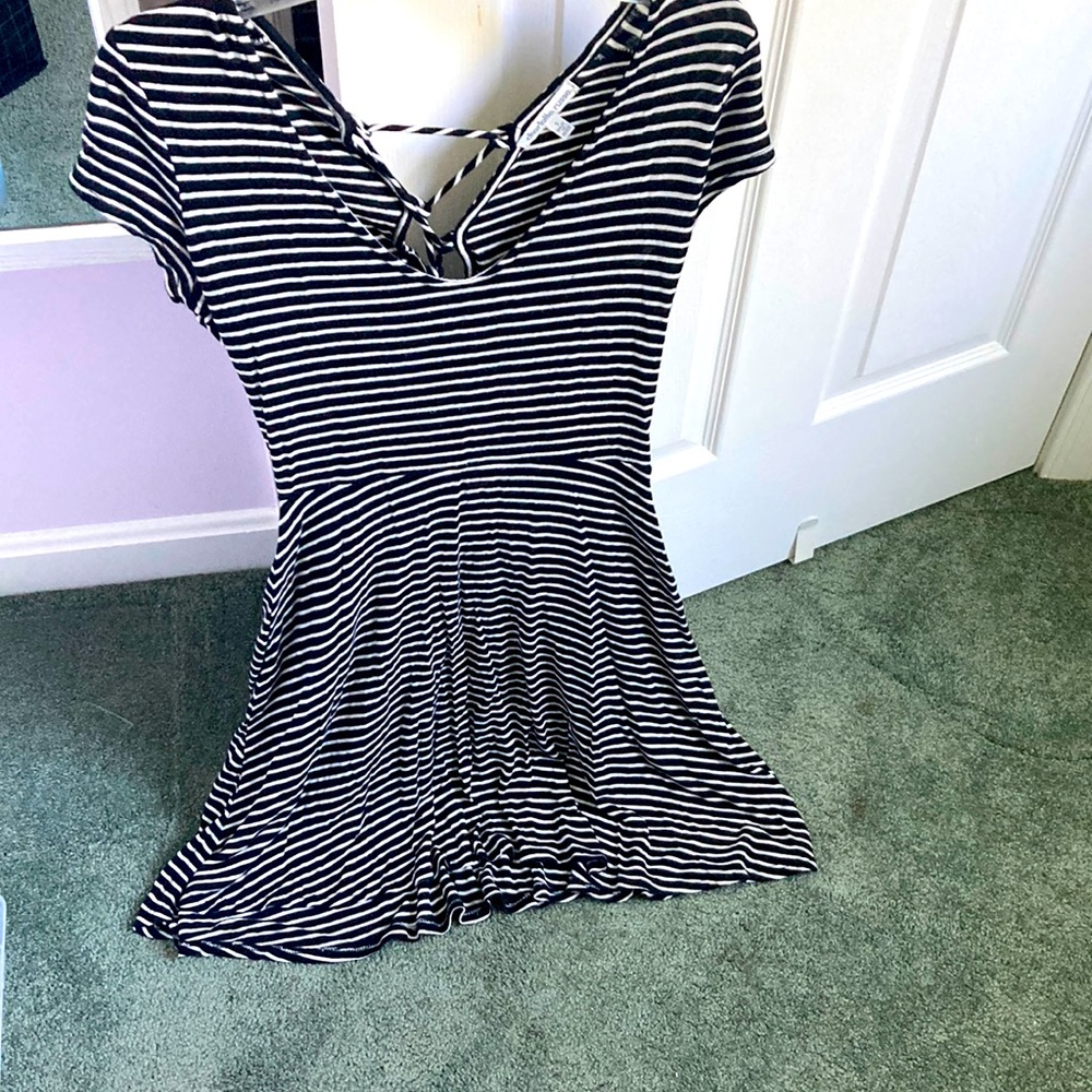 Black and white sundress